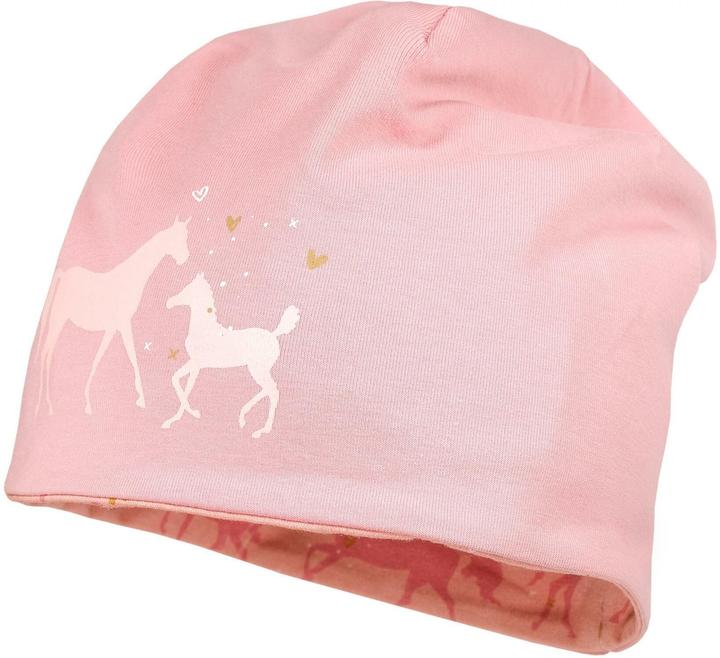 Actual product image Maximo Mütze Beanie reversible Horses Gr. 55 - 57 (55 - 57)