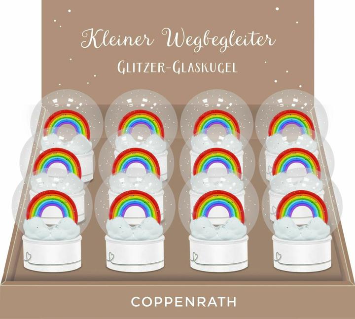 Actual product image Snow globe glitter glass globe rainbow (12 -part)