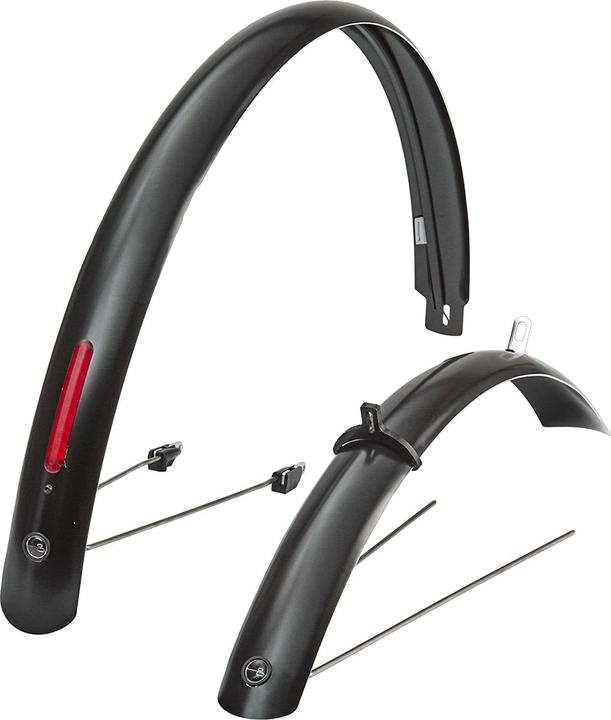 Actual product image Curana CLite mudguard with Busch & Müller rear light 50mm - black (Rear mudguard)