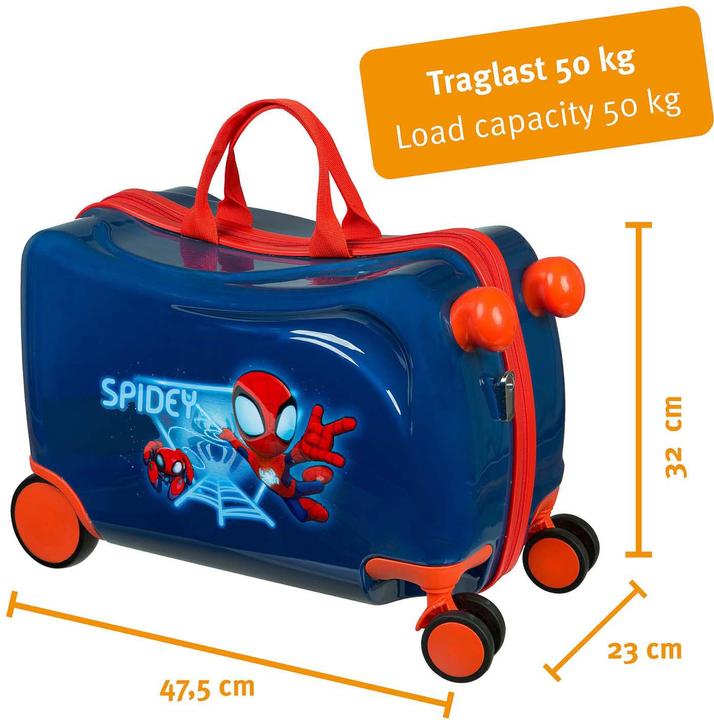Actual product image Undercover Spidey und seine Superfreunde - Kindertrolley - Ride-on (Hand luggage (up to 50 litres))