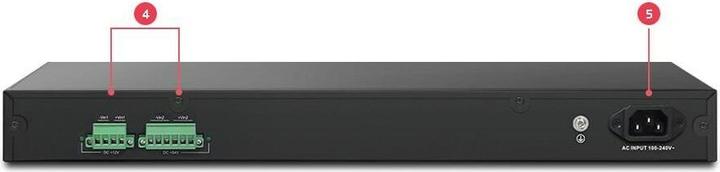 Actual product image Draytek Switch 440mm VigorSwitch P-2282X 4*SFP+/24*GE/PoE+ retail (28 Ports)