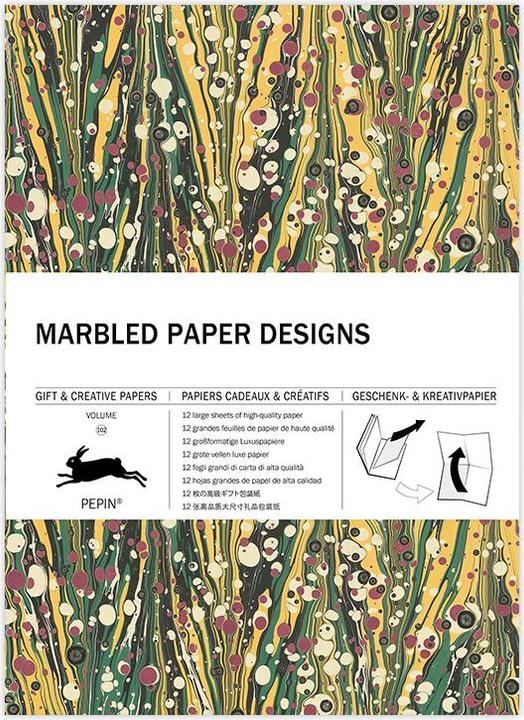 Actual product image Marbled Paper Designs (Wrapping paper, 1 x)