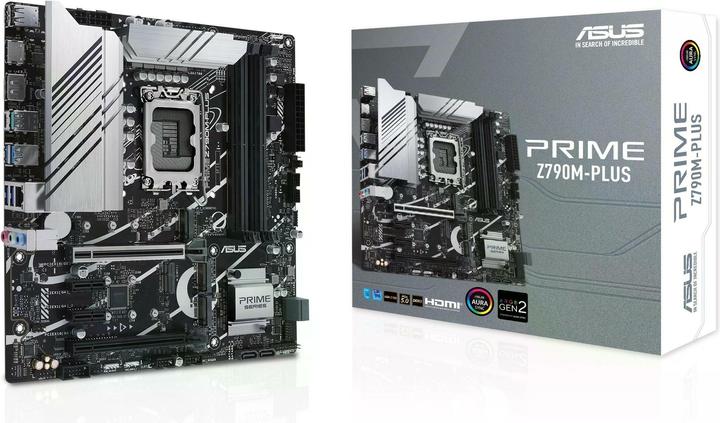 Actual product image ASUS MB PRIME Z790M-PLUS (Intel,1700,DDR5,mATX) (LGA 1700, Intel Z790, mATX)