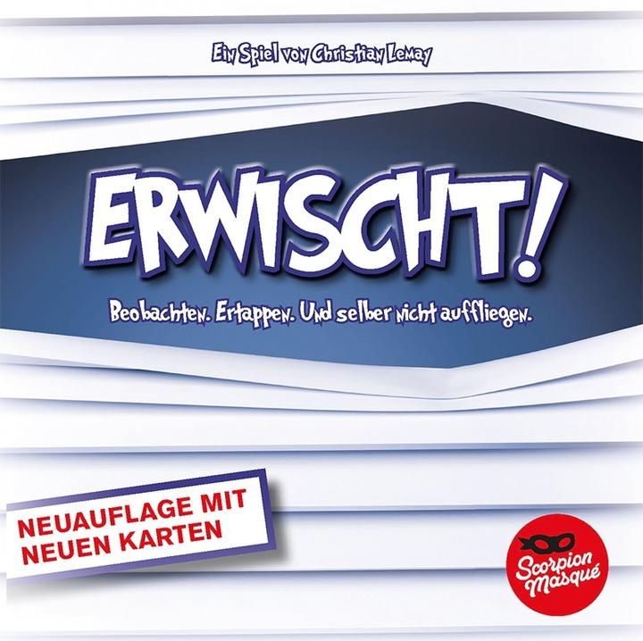 Scorpion Masque LSMD0014 - Erwischt! - Card game, for 4 to 50 players, ages 12+ (DE new edition) (German)