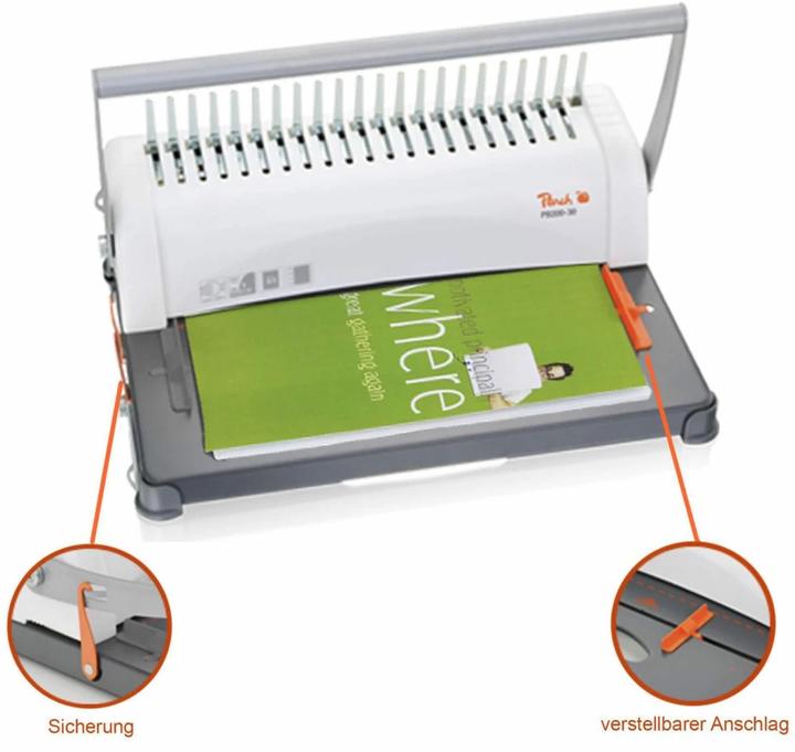 Actual product image Peach Star Binder Pro (Comb binding)