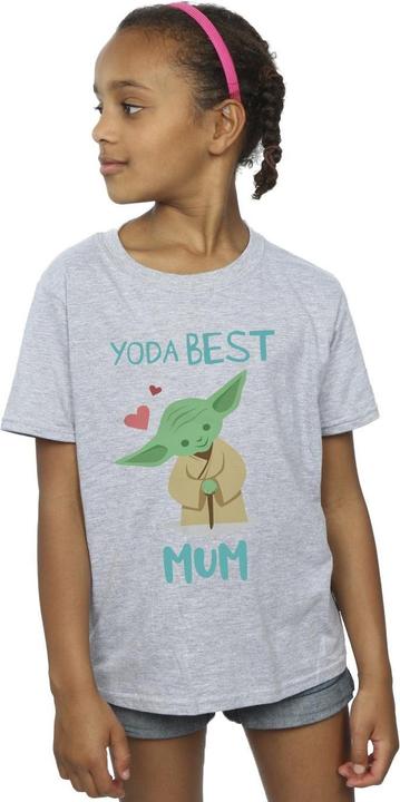 Immagine prodotto Star Wars Yoda Best Mum Maglietta Ragazze (140, 146)