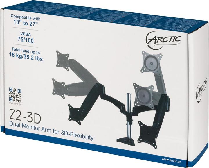 Image du produit Arctic Z2-3D Gen 3 86,4 cm (34 pouces) Terminal Noir (Tables, 34")