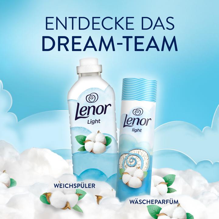 Actual product image Lenor Light Frische Baumwollblüte (22 Washing cycles, Pearls)