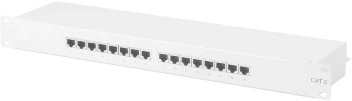 Produktbild equip 19" Patchpanel: 16 Port, 1HE, grau