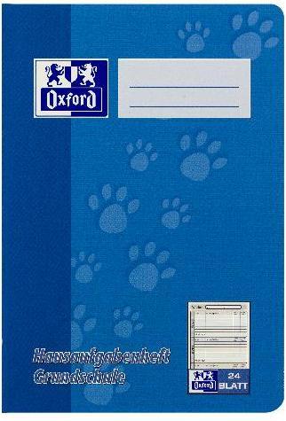 Image du produit Oxford Livre de devoirs (A5, À rayures, Couverture rigide)