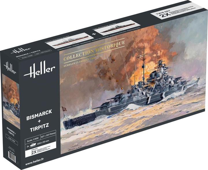Immagine prodotto Heller Bismarck + Tirpitz TWINSET