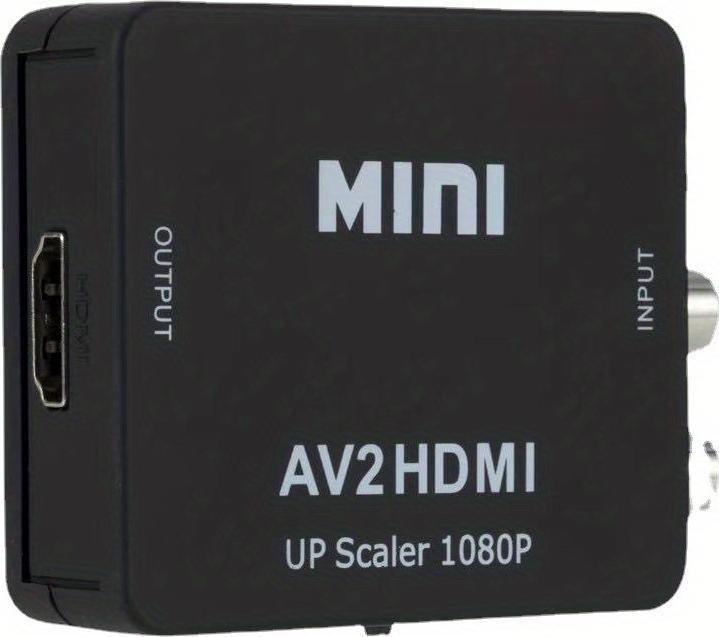 Image du produit PhoneLook Mini adaptateur Cinch RCA AV vers HDMI 1080P Convertisseur pour TV / PC / console de jeux (Accessoire)