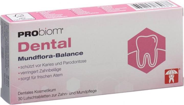 PRObiom Dental Lutschtabl Blist 30 Stk (30 x, 295.47 ml, 44 g)