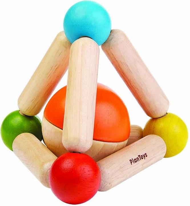 Actual product image Plantoys Triangle grabber with sound ball