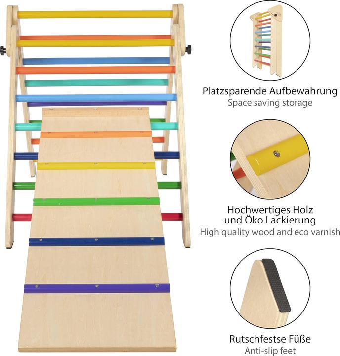 Immagine prodotto Onvaya Triangolo di arrampicata con scivolo