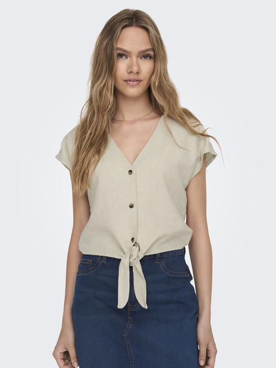 Actual product image JdY Knotted top with short sleeves (L)