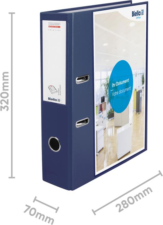 Actual product image Biella Bundesordner Creative (A4, 70 mm, 1 Piece)