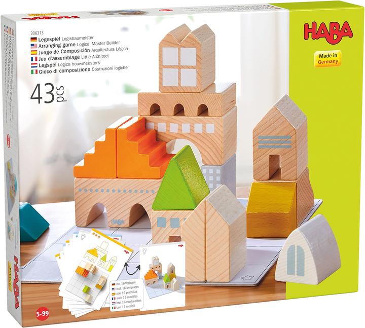 Actual product image Haba Logic builder