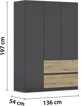 Actual product image Rauch Joel-Extra (136 x 54 x 197 cm)