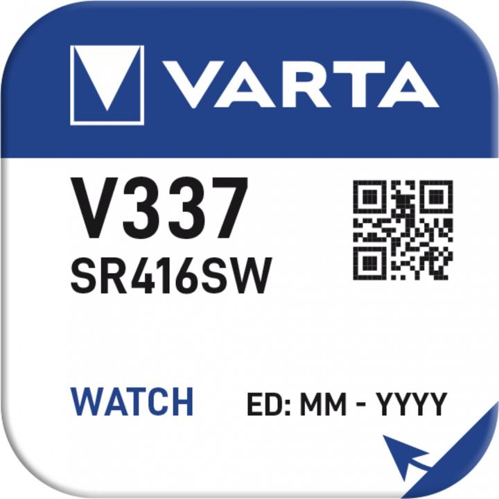 Immagine prodotto Varta 1 Orologio V 337 (1 pz., SR416, 8 mAh)