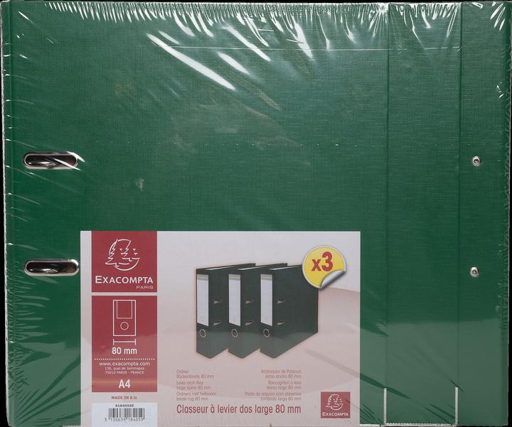 Produktbild Exacompta Ordner (A4, 80 mm, 20 Stück)