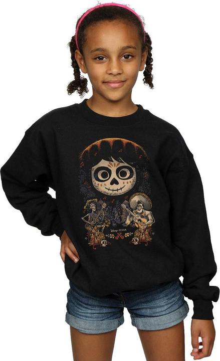 Produktbild Disney Coco Miguel Face Poster Sweatshirt Mädchen (140, 146)