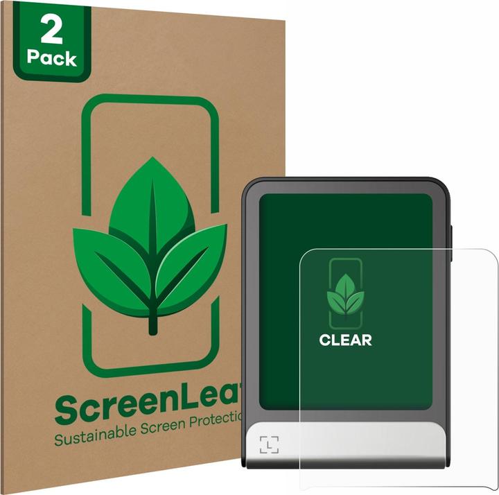 Actual product image ScreenLeaf Protective film sustainable screen protector screen protector film clear transparent (2 Piece, LG G Flex)