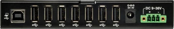 Immagine prodotto Eaton Hub USB 2.0 a 7 porte di livello industriale Immunità ESD 15kV Alloggiamento in metallo Montabile (USB-B, 7 Porti)