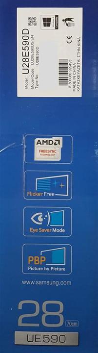 Actual product image Samsung U28e590d (3840 x 2160 Pixels, 28")