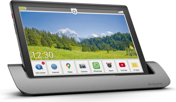 Emporia Tablet 10,1" WI-FI+ -tabletti, musta (10.10", 32 GB, Schwarz)