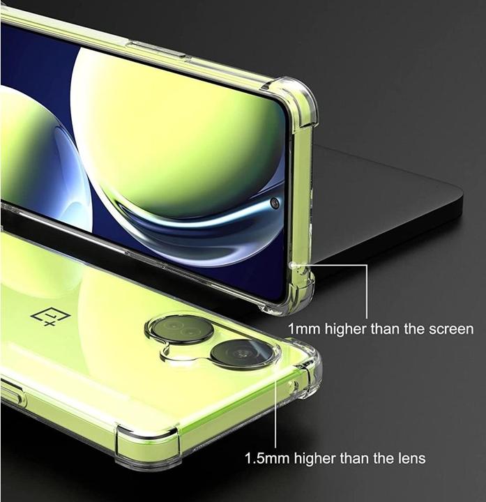 Immagine prodotto Screenguard OnePlus North CE 3 Lite Custodia Crystal Soft Airbag Bumper (OnePlus Nord CE 3 Lite)
