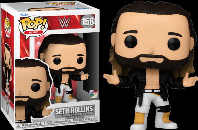 Actual product image Funko WWE POP! vinyl figure Seth Rollins w/Coat 9 cm