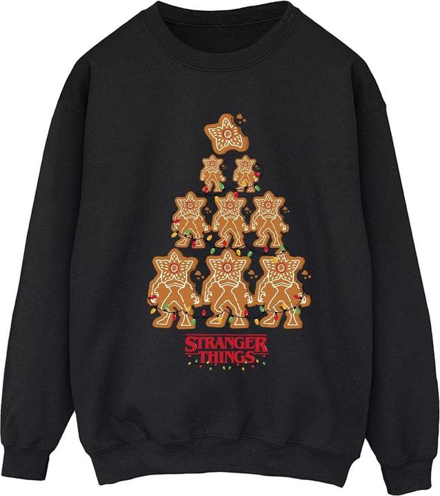Actual product image Netflix Womens/Ladies Stranger Things Gingerbread Sweatshirt (S)