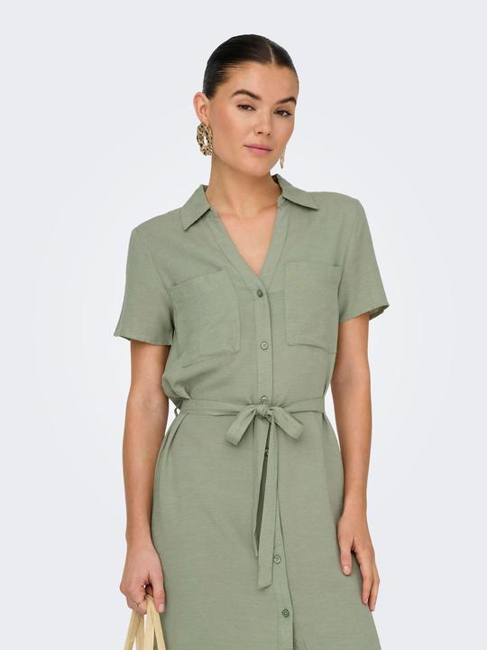 Produktbild JdY JDYCAYA Midikleid Hemdblusenkleid (L)