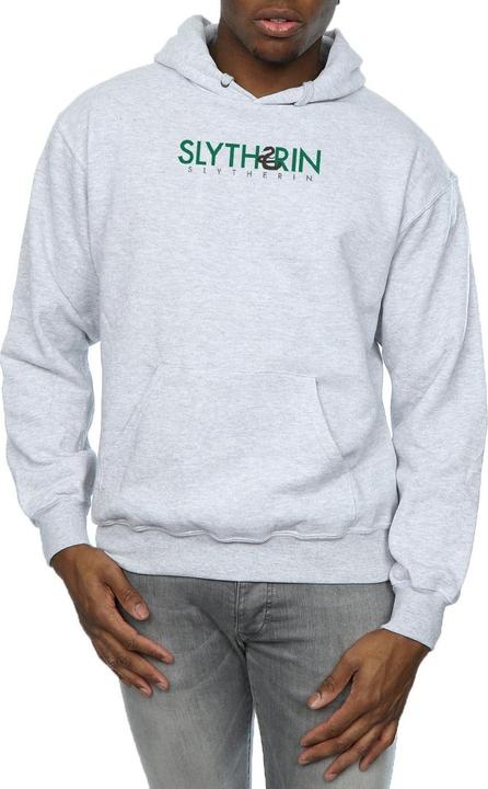 Actual product image Mens Slytherin Text Hoodie (XL)