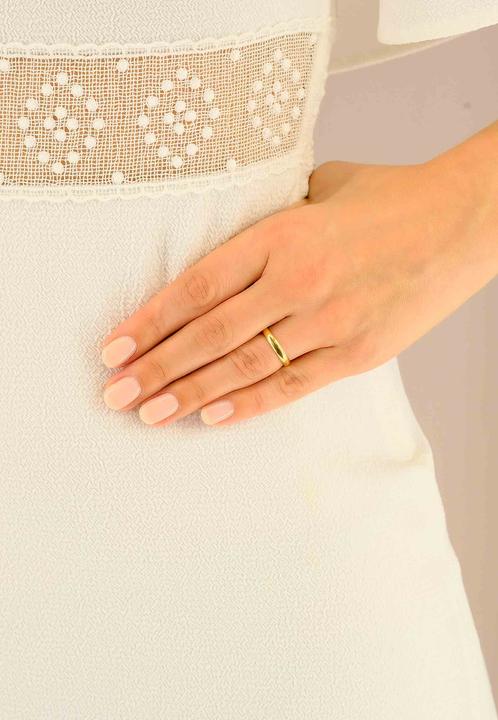 Actual product image Muau Wedding ring (57, 950 Platinum)