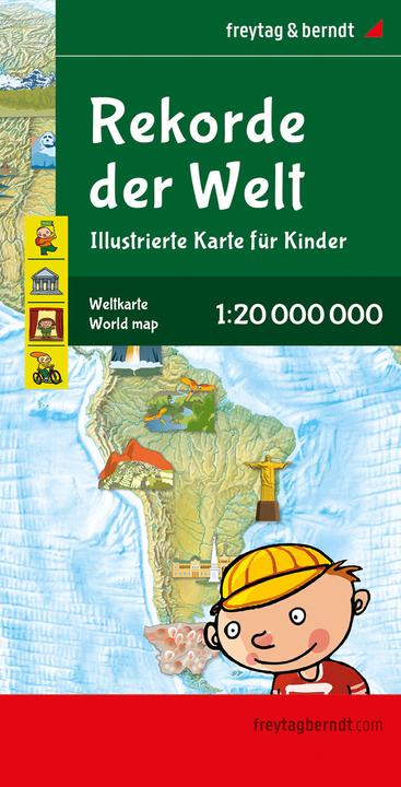 Image du produit Carte du monde pour enfants, 1:20.000.000, pliée, freytag & berndt