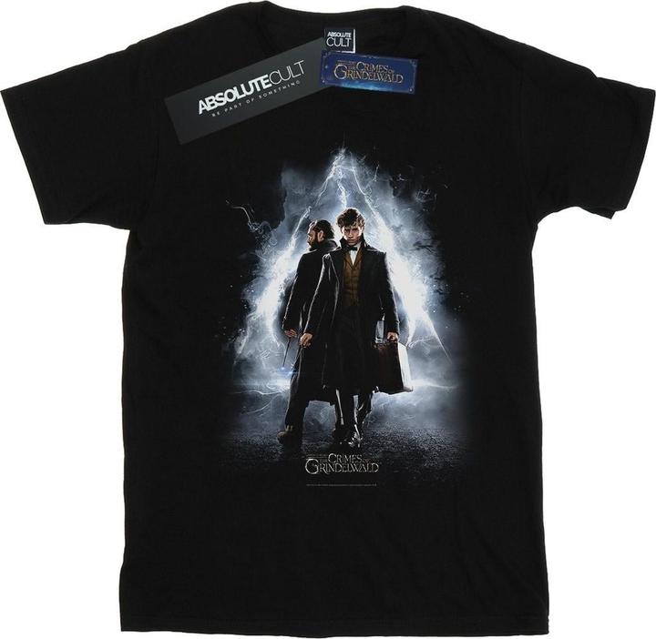 Produktbild Fantastic Beasts Newt And Dumbledore Poster TShirt Jungen (152, 158)