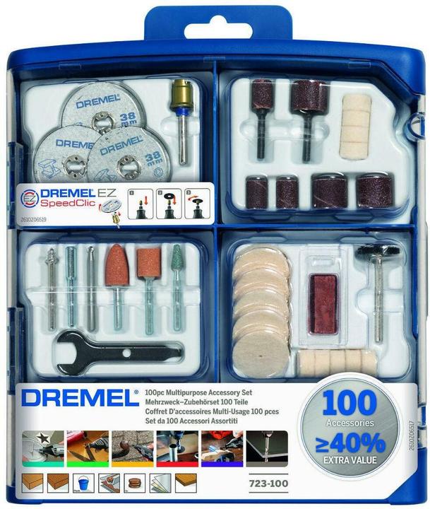 Produktbild Dremel Mehrzweck-Zubehörset 100 tlg.