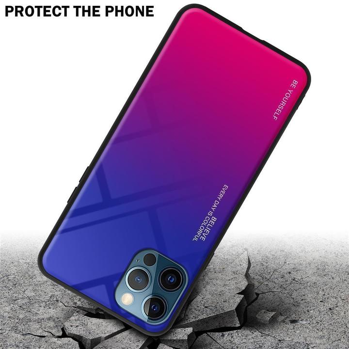 Productafbeelding Cadorabo TPU 2 kleuren glasdekking (Apple iPhone 12 Pro Max)