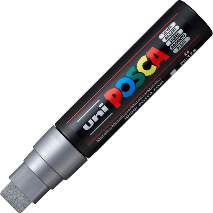 Immagine prodotto Posca Marchio PC-17K a punta rettangolare (Argento, 15 mm, 1 x)