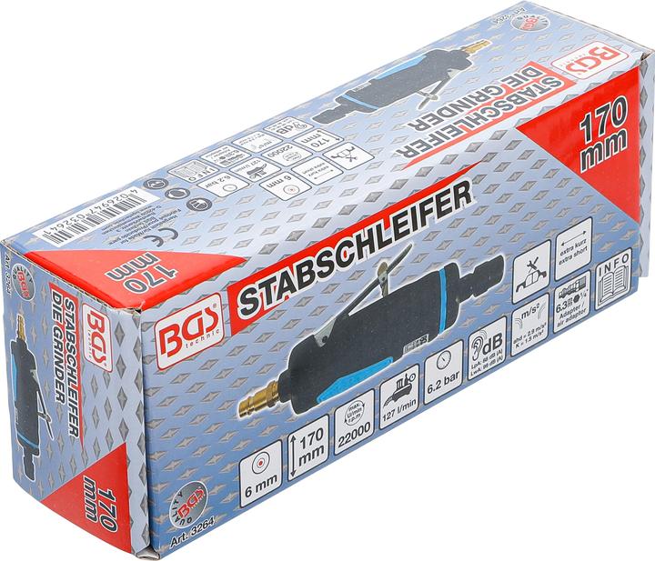 Productafbeelding BGS Staafslijpmachine, kort, 170 mm (Rechte slijper)