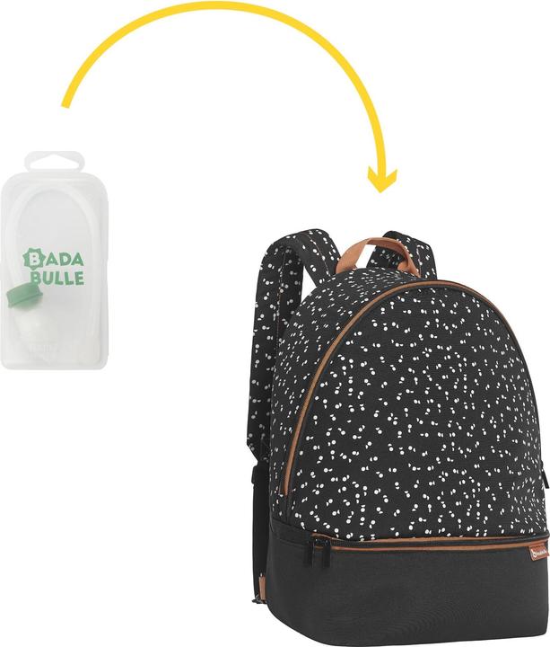 Actual product image Badabulle Nasal aspirator with mouthpiece olive green / white
