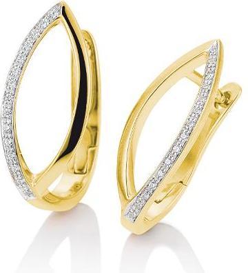Actual product image Breuning EAR CUTLERY - BRILL. 0,09 Ct. H/si (750/18 K Gold)