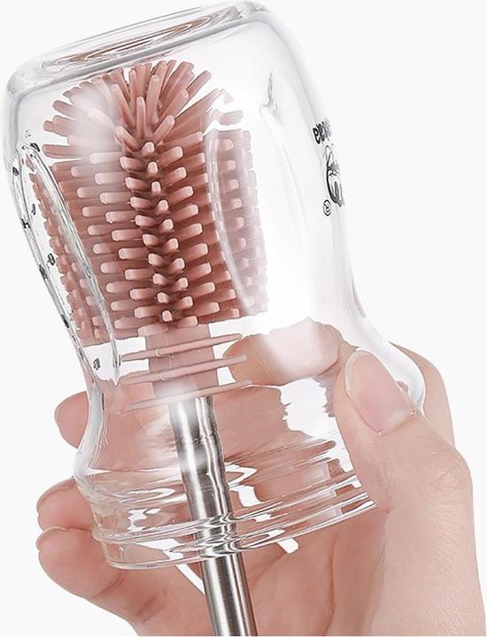 Image du produit Haakaa Kit de brosses de nettoyage en silicone - Gris Suva