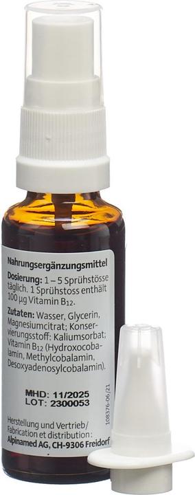 Actual product image Alpinamed B12 Trio (1 Piece, Spray, 120 g)