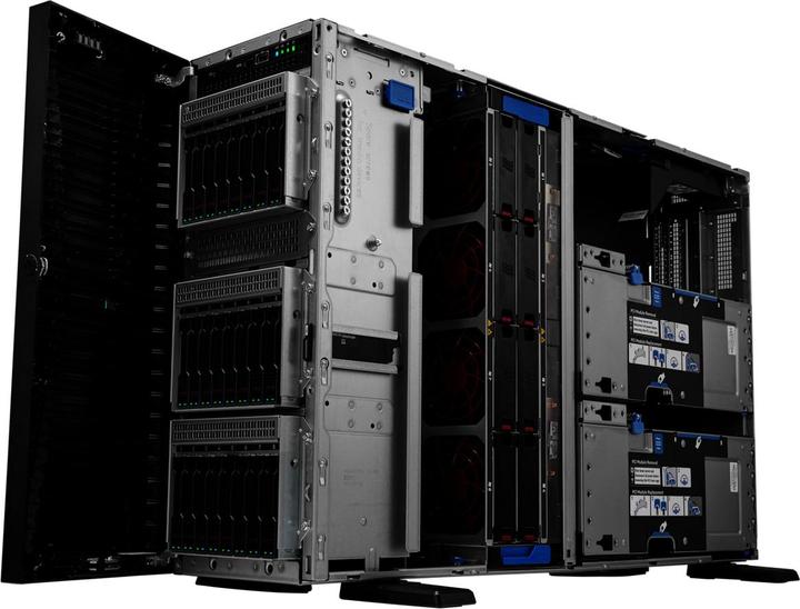 Actual product image HPE ProLiant ML350 Gen11 Tower Xeon-S 4510 12-Core 2.4GHz 2x32GB-R 8xSFF Hot Plug 2x960GB SSD MR408i (Intel Xeon Silver 4510, 64 GB, Tower Server)