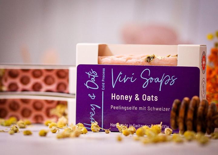 Image du produit Vivi Soaps Savon exfoliant Honey and Oats (Savon dur)