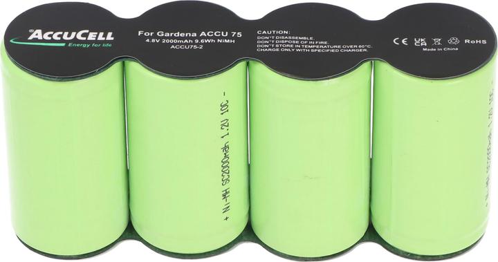 Immagine prodotto AccuCell Batteria Gardena ACCU 75, ACCU75 con capicorda a saldare
