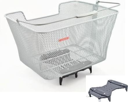 Produktbild Pletscher Korb mit 3-Punkt-Adapter silber (16 l)